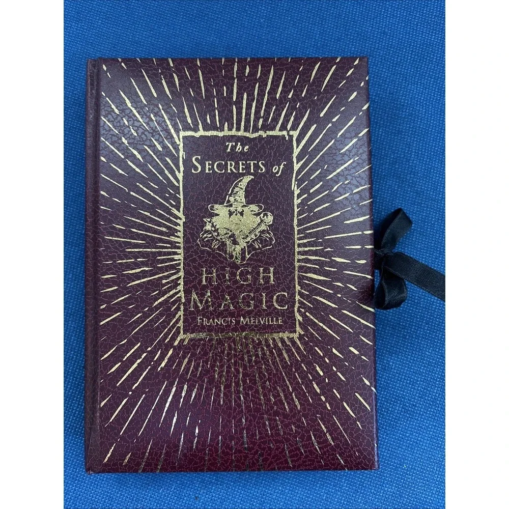 The Secrets of High Magic by FRANCIS MELVILLE  1st EDITION  2002 Leather Ribbon